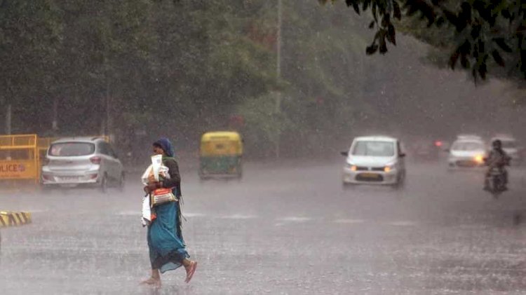दिल्ली-एनसीआर के कई हिस्सों में भारी बारिश, ओलावृष्टि