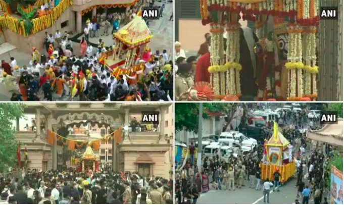 Ahmedabad`s Jagannath Rath Yatra Live: भगवान जगन्‍नाथ की रथयात्रा निकली, देखें यहां