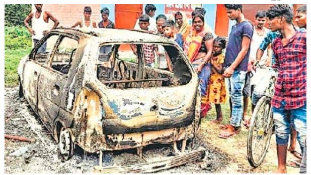 समस्तीपुर में बवाल : जमीन कब्जा करने आए बदमाश ने की फायरिंग, ग्रामीणों ने खदेड़ा